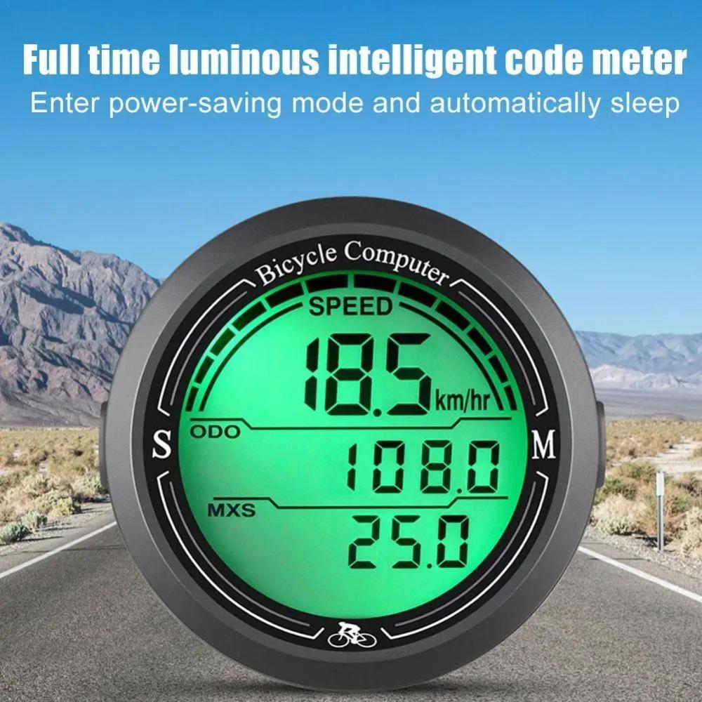 

Портативный велосипедный спидометр Велосипедное оборудование Трекер пробега Велосипедный одометр MTB Шоссейный велосипед