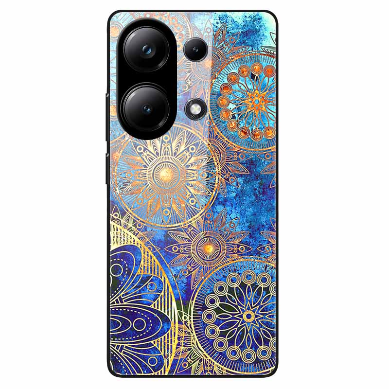 

Tempered Glass Phone Cover For Xiami Poco M6 Pro Case Lovely Hard PC Back Shells On for Poco M6 Pro 4G Covers Protect Capa New Poco M6 Pro 4G