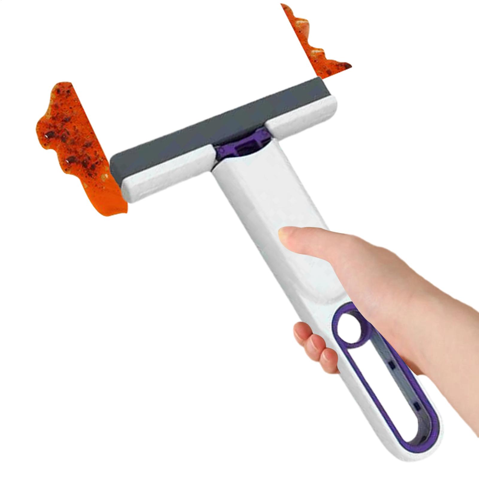 

Self-squeeze Short Mop Portable Dry & Wet Dust Mops For Floor Cleaning Household Cleaner Supplies Lightweight For Car Interior червоний