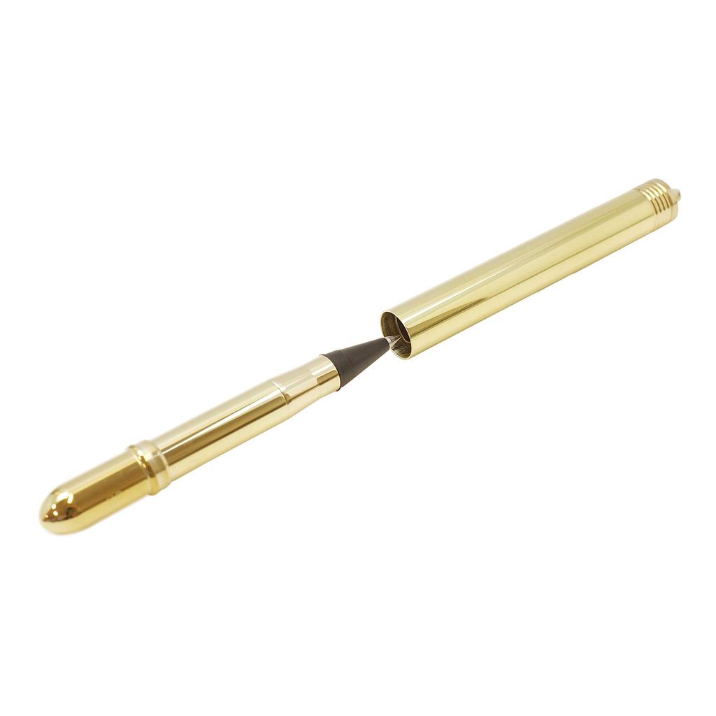DESIGNPHIL Travelers Company Brass Rollerball Pen, Solid Brass, 36727006