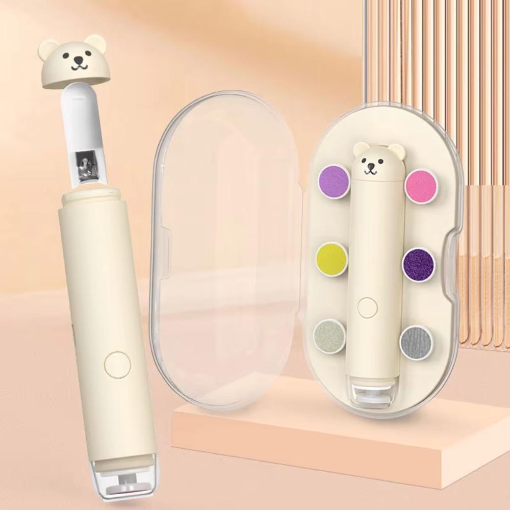 Little Bear Electric Nail Grinder Anti Scratch Electric Nail Polish Remover Babies