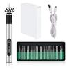 Rechargeable Engraving Pen Cordless Machines with Bits, USB Mini Electric Engraver Etching Professional Crafting Drill Kit Machines, Adjustable Speed