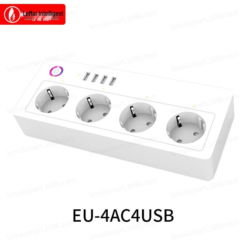 UK Tuya WiFi Outlet Extender - Compatible with Alexa & Google Home