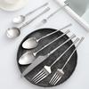 304 Stainless Steel Knife, Fork and Spoon Household Small Waist Tableware High-end Restaurant Western Tableware Steak Knife Red Wine