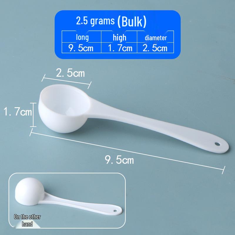 Individually Packaged Disposable Plastic Measuring Spoons: 1g, 3g, 5g, 10g, 15g for Liquid & Powder