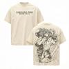 Chainsaw Man Anime Reze Devil Cool Graphic T-shirt Vintage Oversized T Shirt Men Clothes Cotton T-shirt