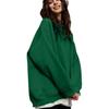 Women's Oversized Sweatshirts Crewneck Casual Lounge Spring Fall Outfits Basic Loose Fit Long Sleeve Pullover Tops for Women Soft Workout Sweatshirt