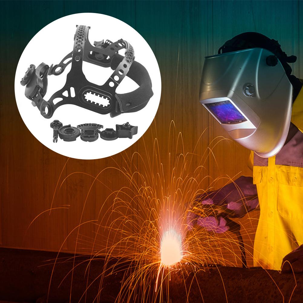 ABS Welding Mask Cap Headband Sweat-Absorbing Adjustable Soldering Helmet Band
