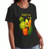 Groentefeest Wounisex Katoenen T-shirt, Premium Katoen Print, Duurzaam, Casual Mode, Heerlijke Tofu, Spinazie En Blokjes Vlees Grafisch T-shirt, Uniek