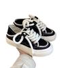 Niche autumn thin canvas shoes women ins lazy half support two wear versatile board shoes
