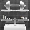 Rotating Corner Shelf Foldable Countertop Organizer Wall Mounted Triangle Rack for Bathroom/Kitchen