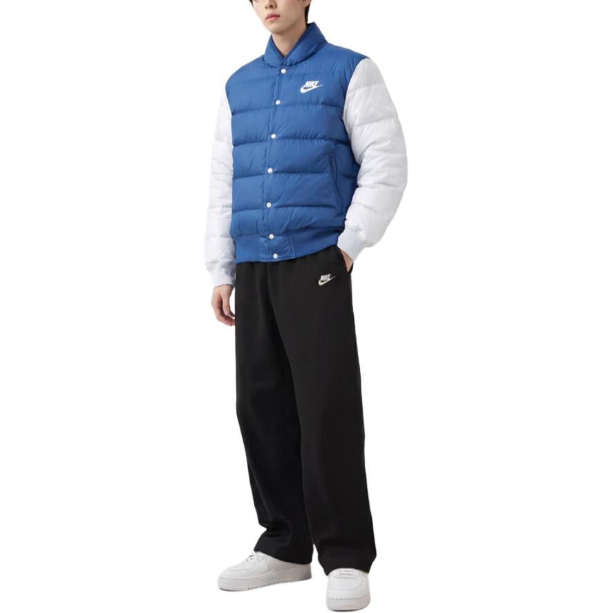 Nike Kurtki puchowe Męskie Niebieskie Stójka Średnia Kurtka puchowa IB4499-415