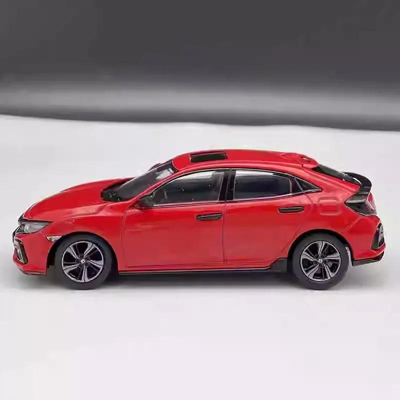 QLN2 1/43 Scale Honda Civic Hatchback 2023 Red Diecast Model Car Collection