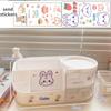 Creative Desktop Storage Box Organizer Plastic Drawer Transparent Kawaii Ins Multifunction Student Pen Holder Organizer Box Cute