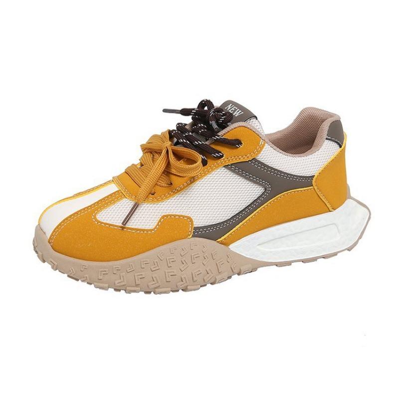 

Small thick-soled spring new casual versatile women s trend fashion women s shoes 35 жёлтый