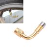 Qicarkey 2 Pcs Motorcycle 90° L Shape Air Valve Motorcycle Extension Tube Air Pump for Motorcycles Small Wheel Car