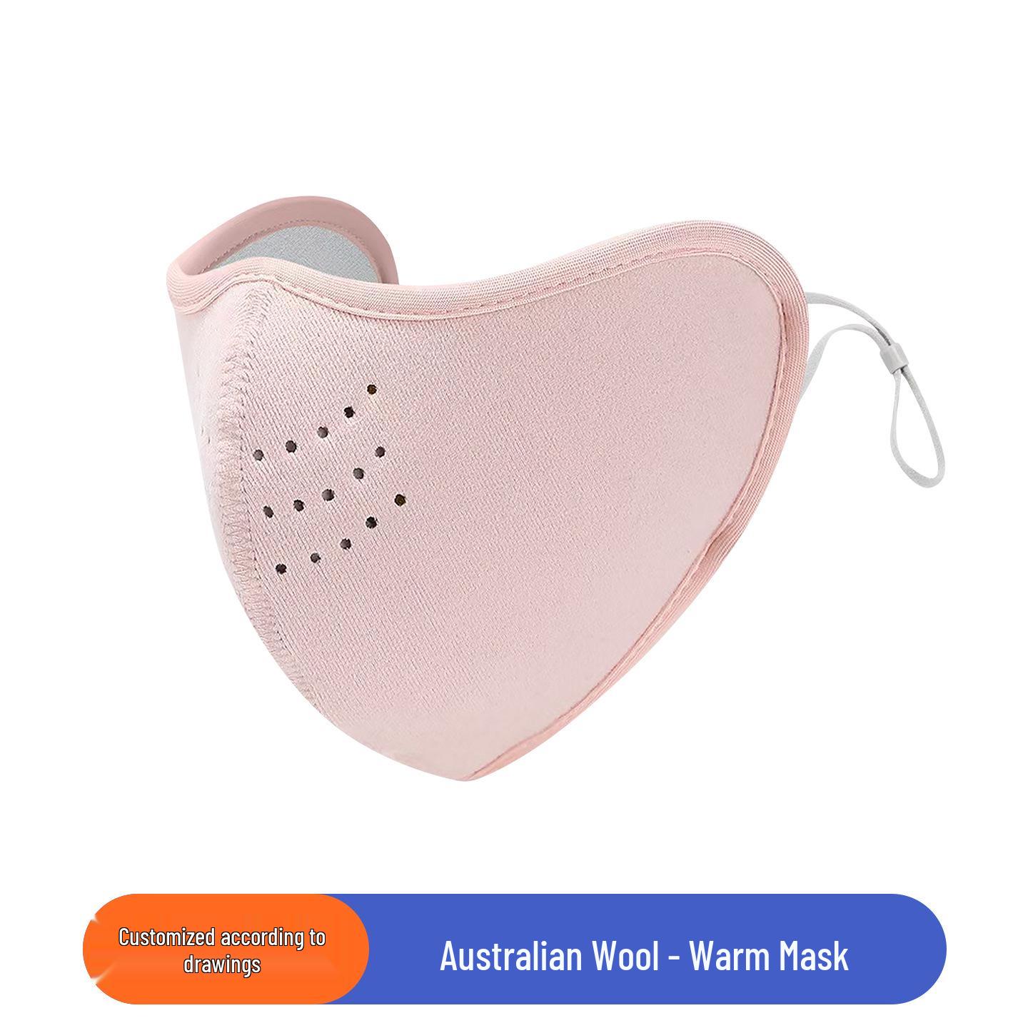 

Custom Logo Winter Mask: Windproof, Coldproof, Fleece-Lined, 3D Print Gift One Size