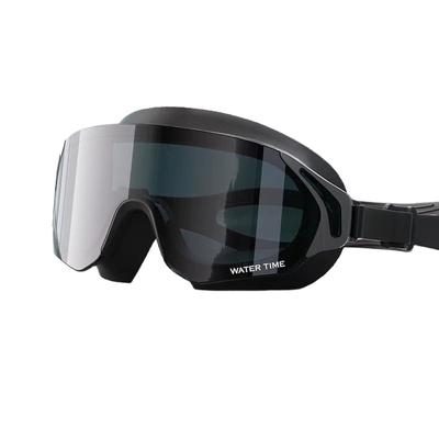 WATERTIME Schwimmbrille für Groß Hoch Dauerhaft UV Voll Klarer Winkel Geeignet für Wettkampf- und Freizeitschwimmen Erwachsene, Unisex, Rahmen, Sicht,