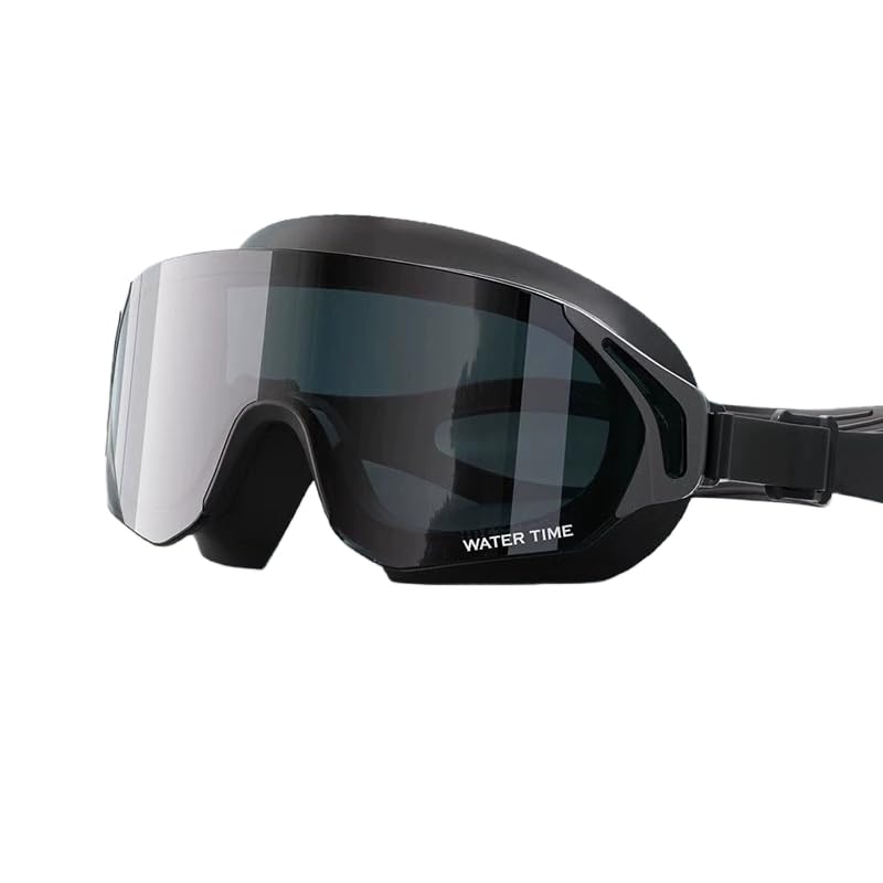 

WATERTIME Swimming Goggles for Large High Permanent UV Full Clear Angle Suitable for Competitive and Leisure Swimming Adults, Unisex, Frame, Vision,