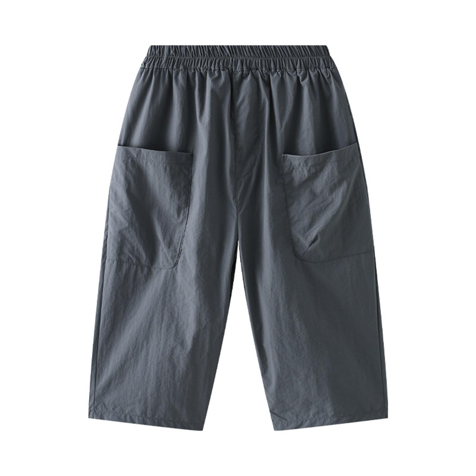 

Летние детские шорты длиной три дюйма и повседневные тонкие рабочие брюки для детей среднего возраста 160