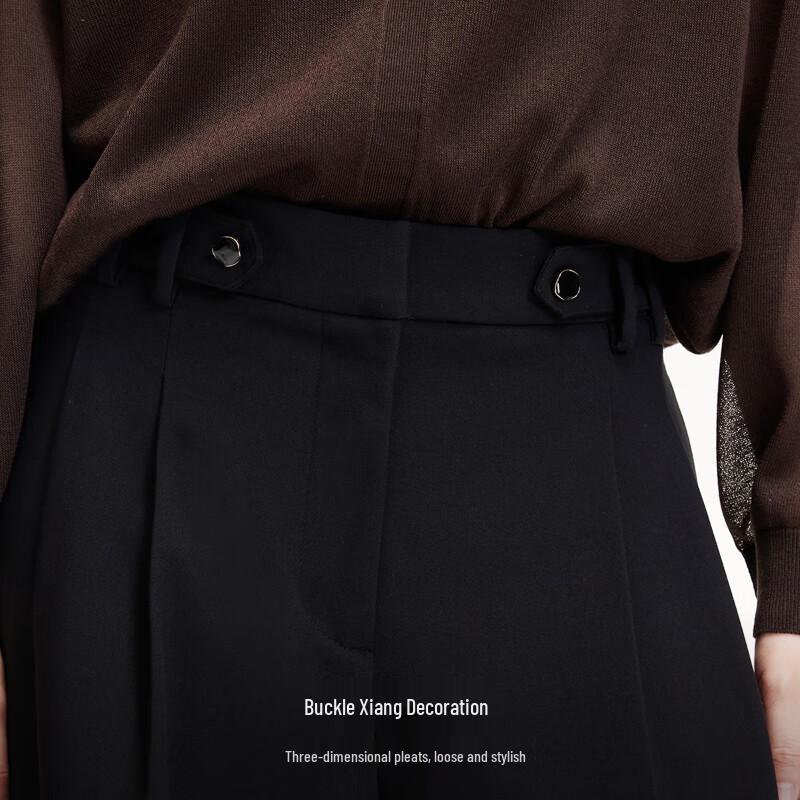 VEROMODA Women's High-Waist Loose Fit Casual Pants