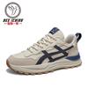 Men's shoes spring and summer new breathable and warm sports leather casual dad shoes