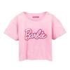 barbie Womens/Ladies Distressed Logo Crop Top