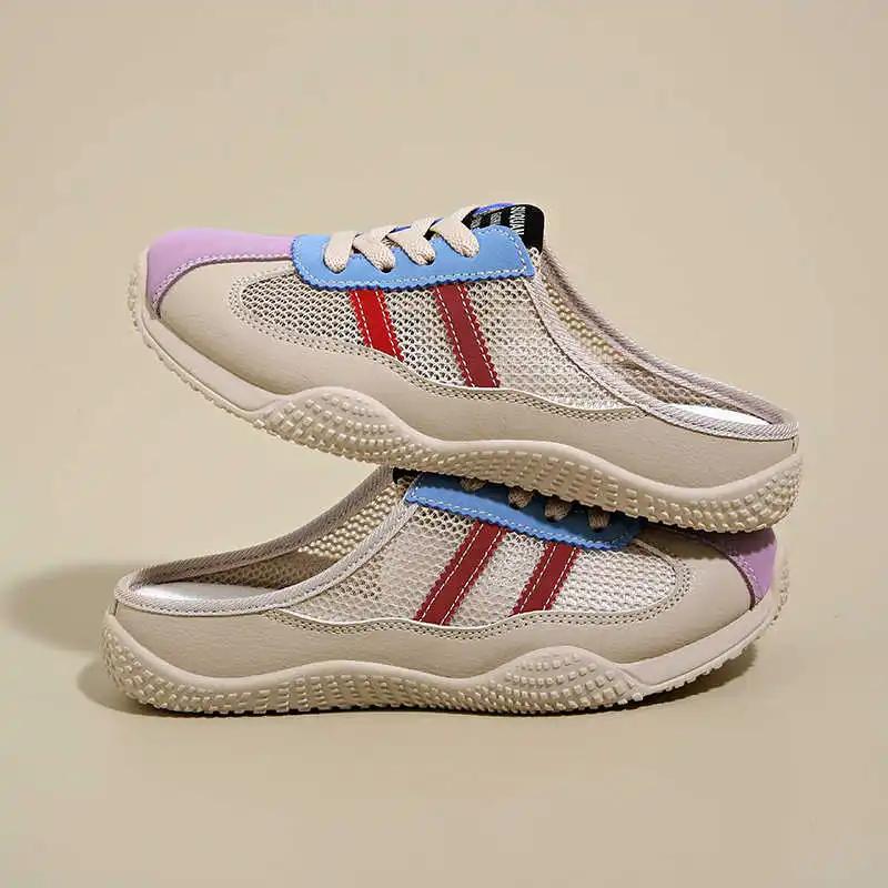 Flatform With Holes Women's Demi-season Shoes Walking Offers Women Tennis Shoes Sneakers Sport Beskets Shuse Designers Boty