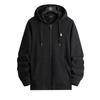 Embroidered Little Horse Men's Hooded Polo Cardigan - Spring/Autumn Style Casual Jacket