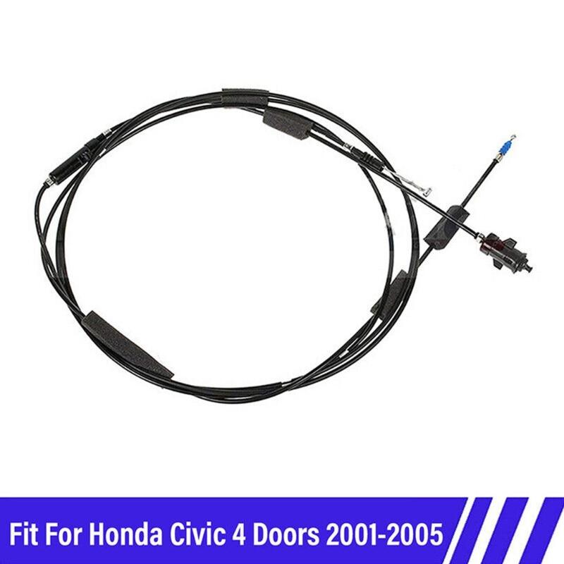 Trunk Door Fuel Lid LatchsLock Release Cable 74880-S5A-A01 for 74880-S5A-305 74880-S5A-A02 4 Door 2001-2005 Vehicle Part