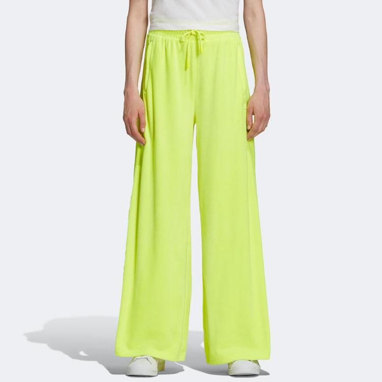 Adidas X Jeremy Scott Track Pants Solar Yellow Women Streetwear H50964