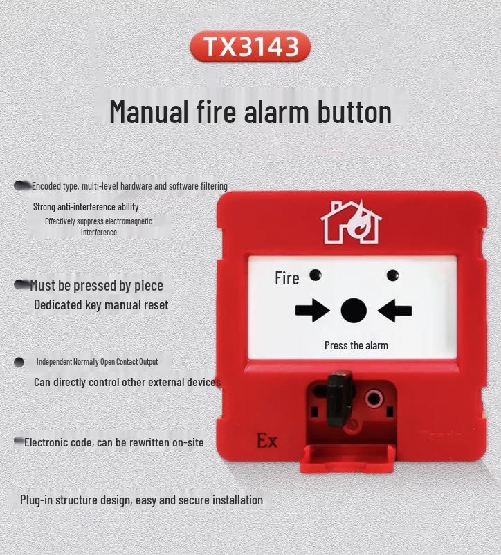 Taihe Explosion-proof Fire Alarm Button J-SAB-M-TX3143