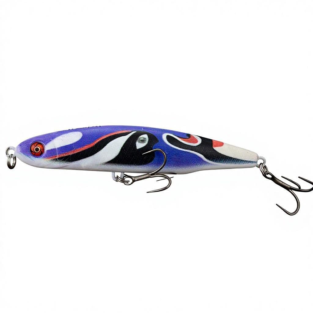 Facepup ABS Long-Throw Sinking Pencil Lure Weight Transfer System Artificial Bait Biomimetic 14g/16g Hooks (as the picture,14g)