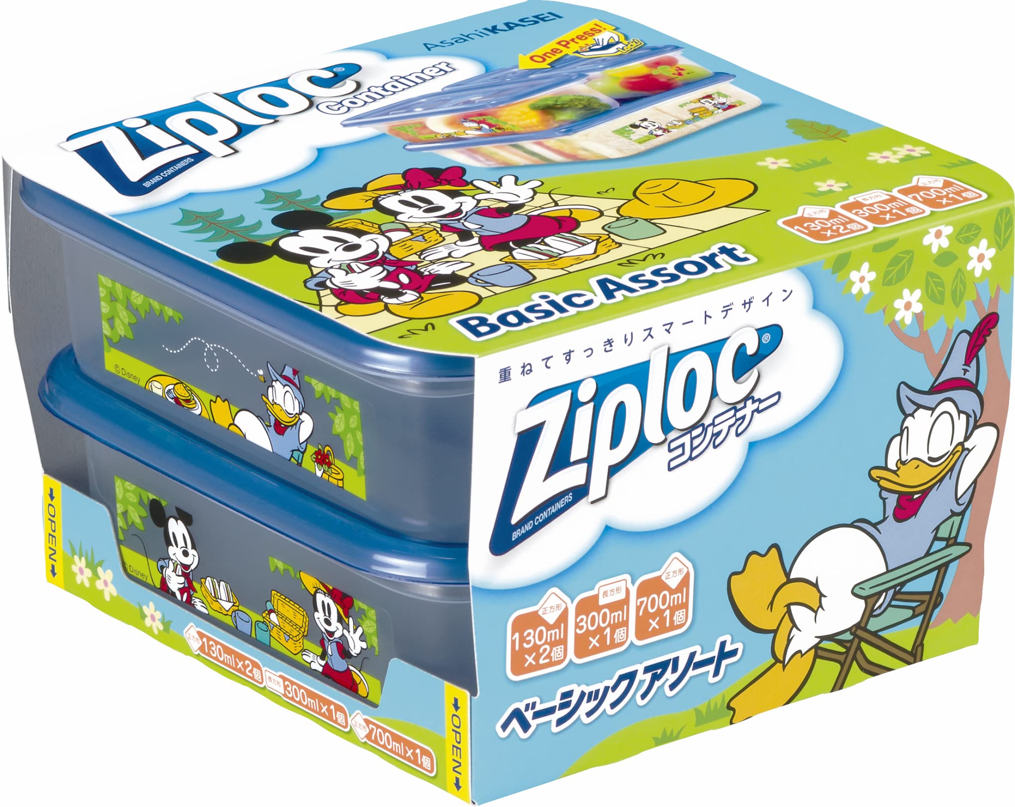 

Контейнер Ziploc Базовый ассортимент Микки и друзья 2022