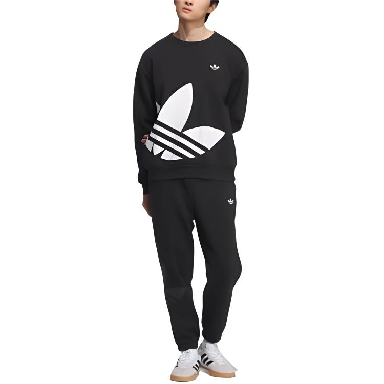 Adidas Originals CREW SWEATSHIRT Unisex Black JL8383