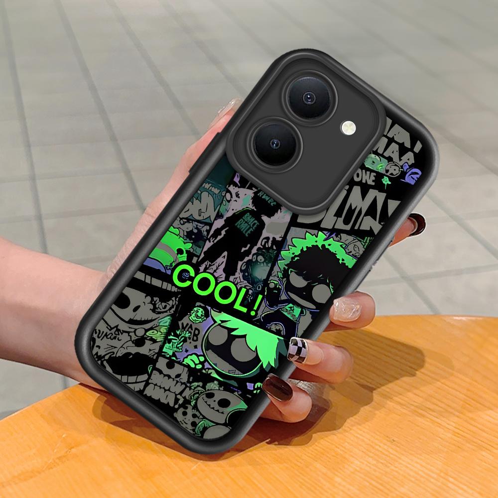 

Мягкий силиконовый квадратный чехол с рисунком лестницы для телефона, полное покрытие, противоударный защитный резиновый чехол для камеры для Vivo Vivo V17 Neo чёрный