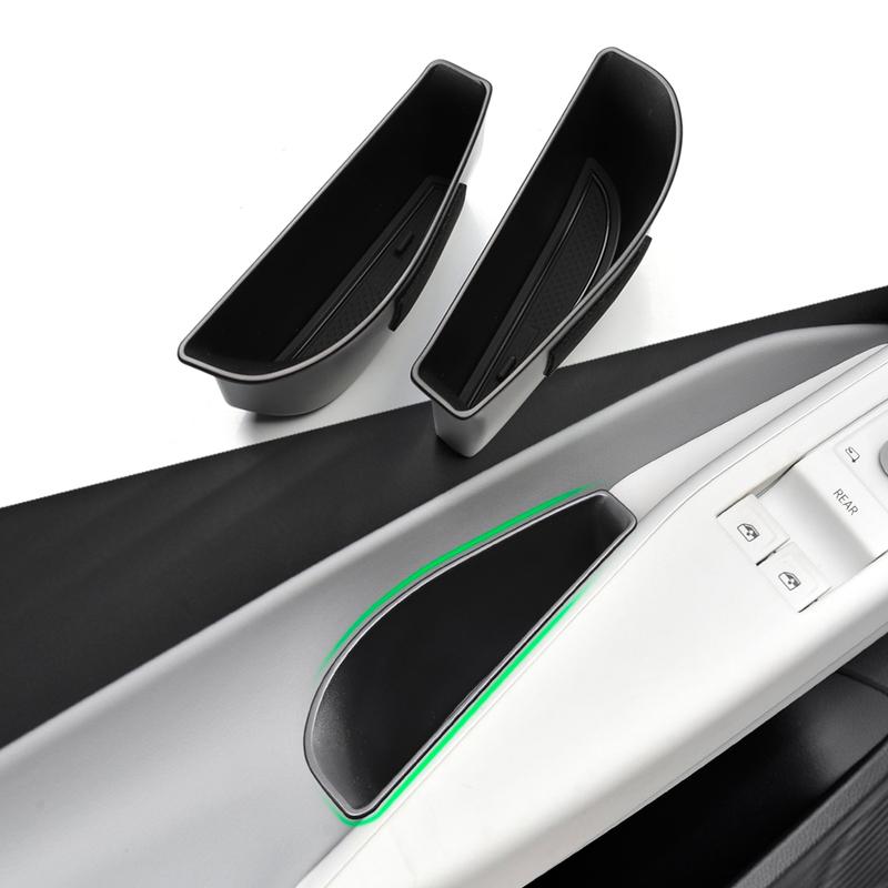for VW ID.4 ID4 ID 4 Car Door Handle Storage Box Door Armrest Holder Tray Organizer Accessories Tidying