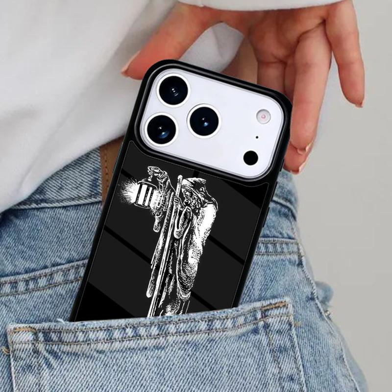 The Hermit Tarot Card Phone Case for iPhone 17ProMax 12 13 14 15 16e 17 Pro Max Plus Air Cover