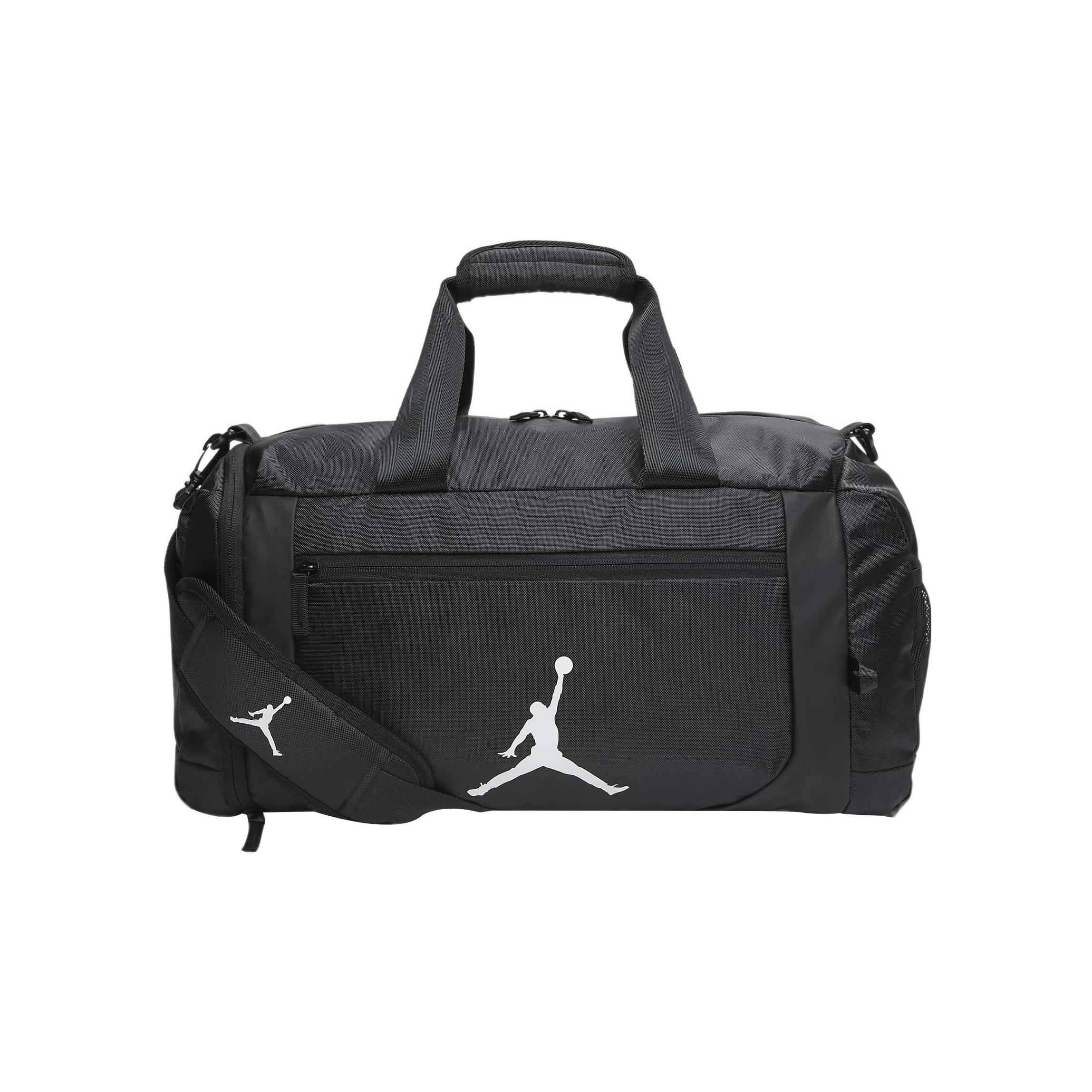 

Jordan Logo Print Adjustable Shoulder Strap Polyester Shoulder Bag Crossbody Bag Gym Bag Large Unisex bags Black FB1757-011 Black