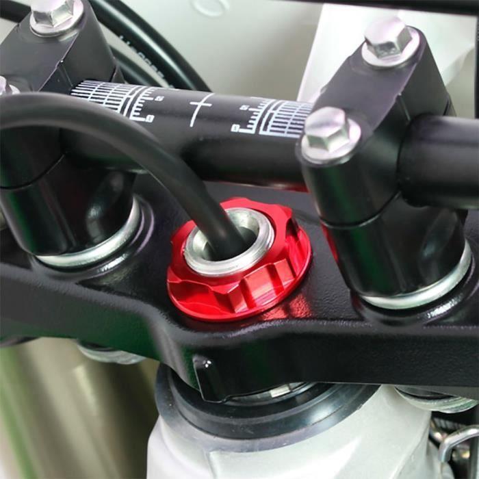 Zeta M24x32-p1.5 H10 Kawasaki Kx 125 04-08 Ze58-2253 Aluminium Steering Nut One Size