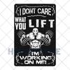 GYM Signs Tin Painting Metal Vintage Plaque Decoration Metal Wall Art Sportsman Retro Poster Iron Plate Home Decor 20x30cm