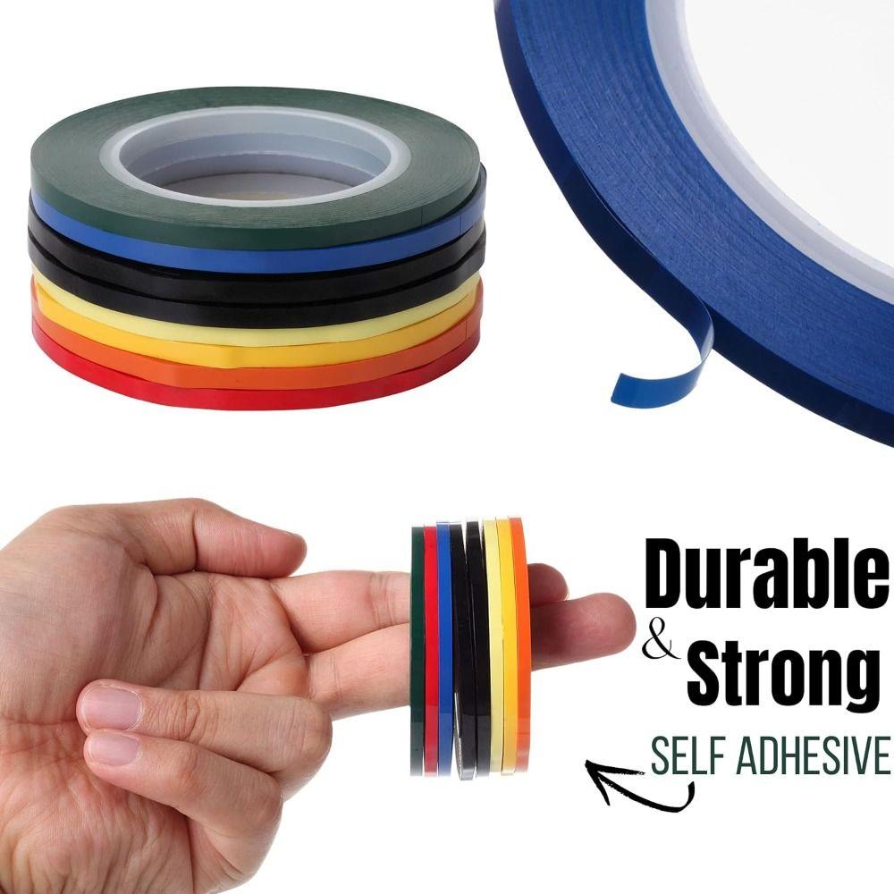 3/5/8/10mm Width Marking Tape 66 Meters Mylar Tape High Insulate Marker Line Tape