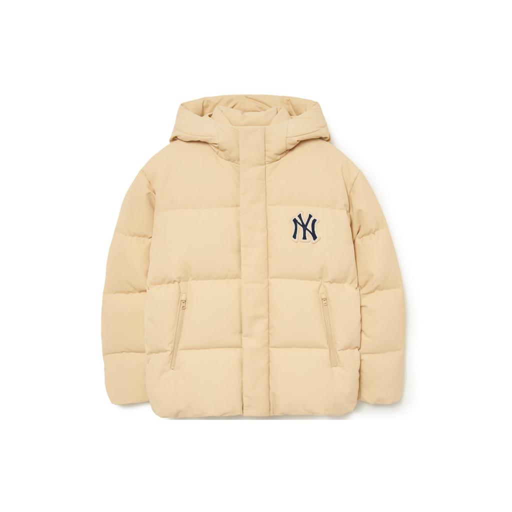 MLB New York Yankees Down Jackets Unisex Sand Hooded Moderate 3ADJV0236-50SAL