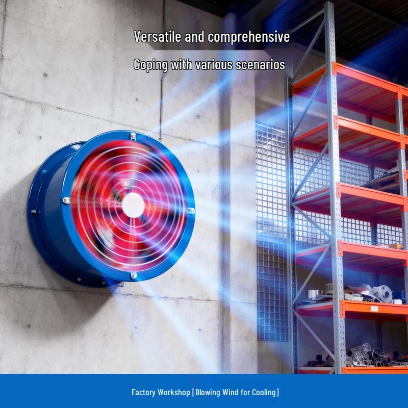 High-Power 380V Industrial Axial Ventilation Fan for Warehouses