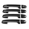 Set da 8 pezzi Finitura Copri Maniglia Esterna Smart con Grana in Fibra di Carbonio Adatta per Subaru Forester SK 19