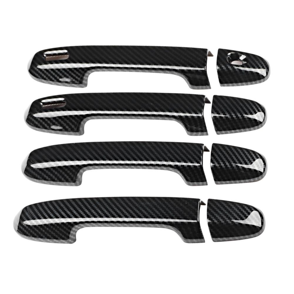 

Комплект из 8 штук Накладки на ручки наружных дверей под карбон для Subaru Forester SK 19