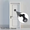 Solid Brass 16mm Door Peephole 200 Degree HD Lens Privacy Cover Heavy Duty Includes Drill Bit Universal 35-60mm Solid Wood Door