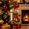 Dekorativer Geldclip für Geschenksocken, geformter Weihnachts-Bargeld-Schmuck, Acrylhalter zum Aufhängen, Kreative Feiertagsgeschenk-Dekoration, Weihnachtsbaum Baum,