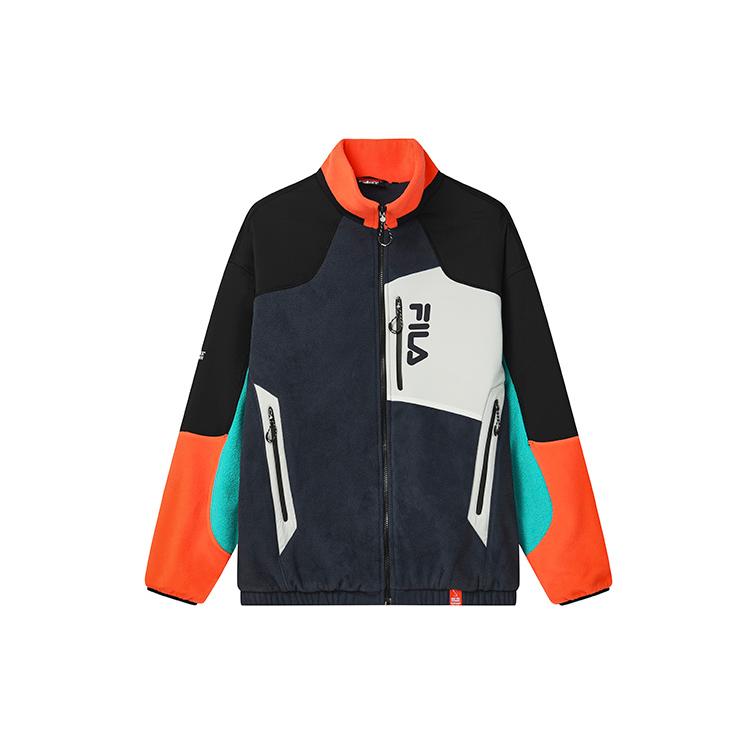 New FILA Jackets Men's Serene Void Blue F11M249914F-BU