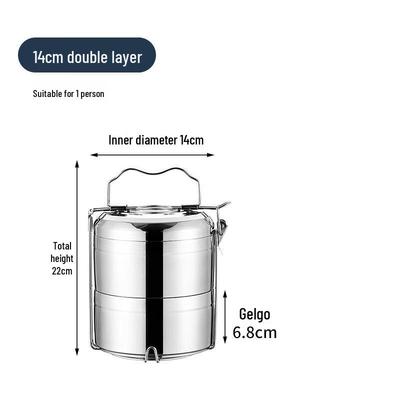 Stainless Steel Portable Insulated Lunch Box